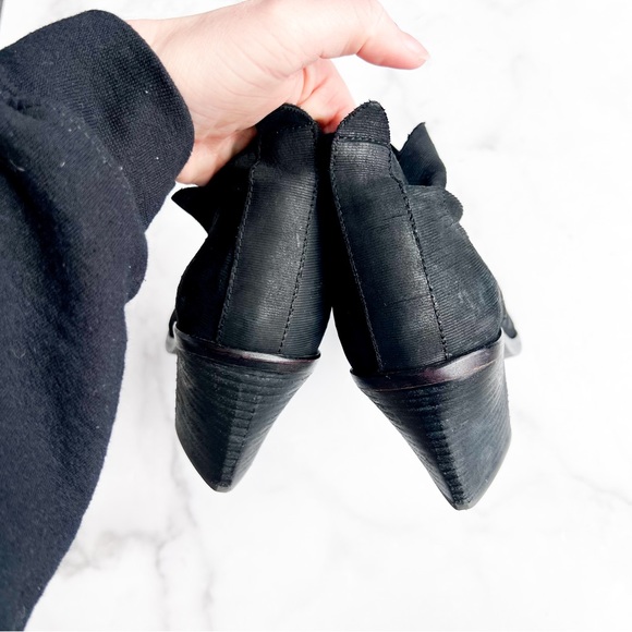 Eileen Fisher • Keith Ridged Nubuck Ankle Heel Booties • 9.5 - Picture 4 of 8